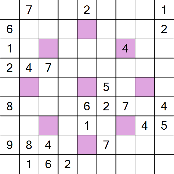 Asterisk Sudoku - Hard
