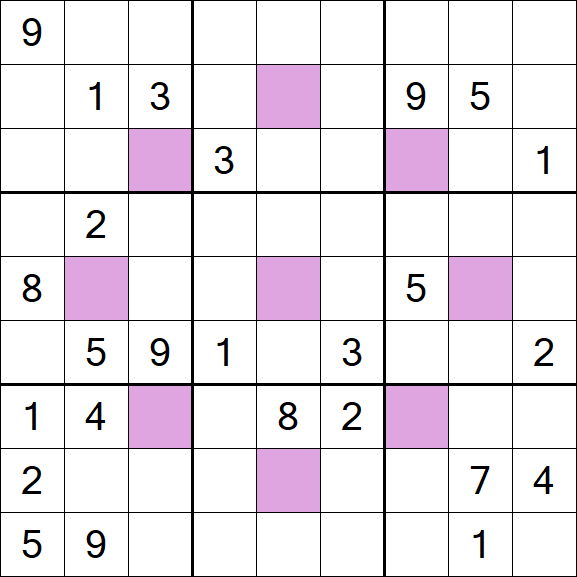 Asterisk Sudoku - Hard