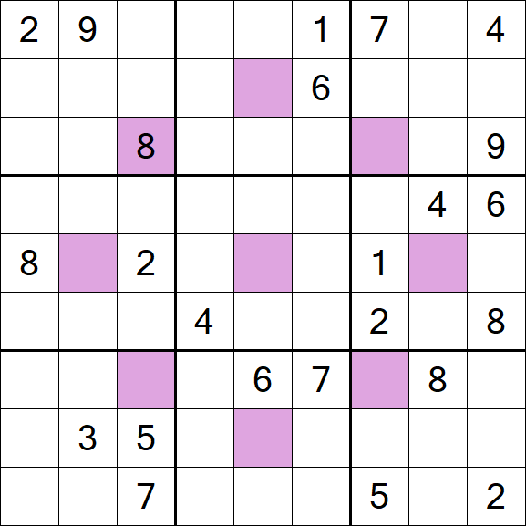 Asterisk Sudoku - Hard