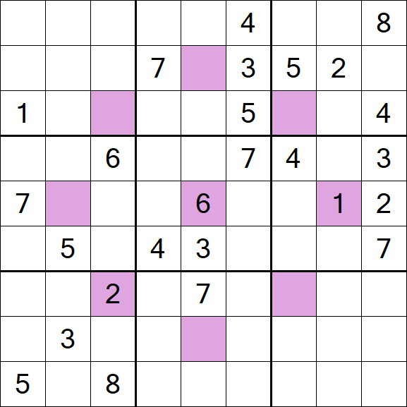 Asterisk Sudoku - Difícil