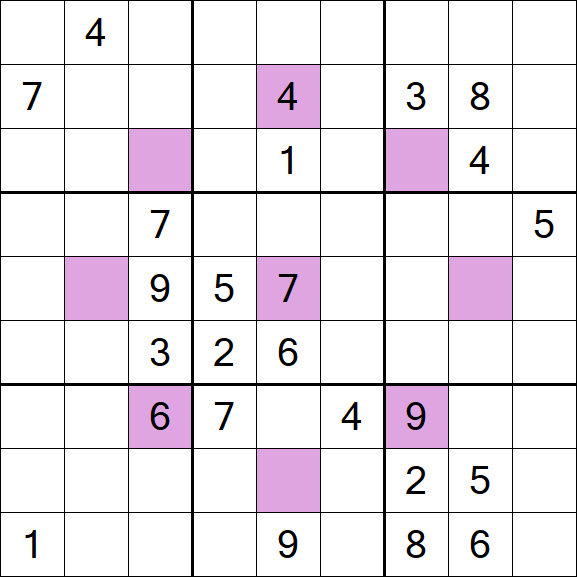 Asterisk Sudoku - Hard