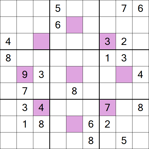 Asterisk Sudoku - Hard