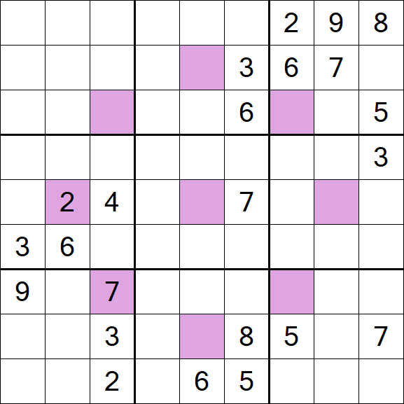 Asterisk Sudoku - Hard