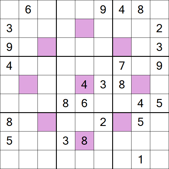 Asterisk Sudoku - Hard