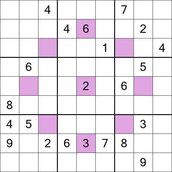 Asterisk Sudoku - Hard