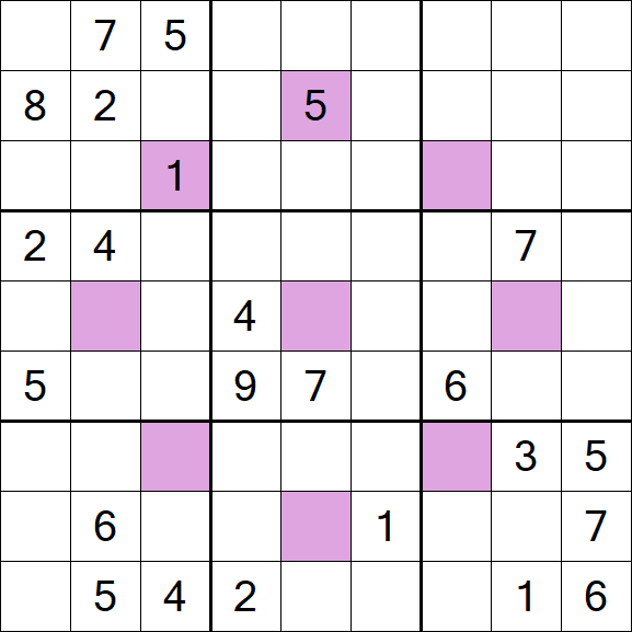 Asterisk Sudoku - Hard