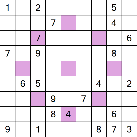 Asterisk Sudoku - Hard
