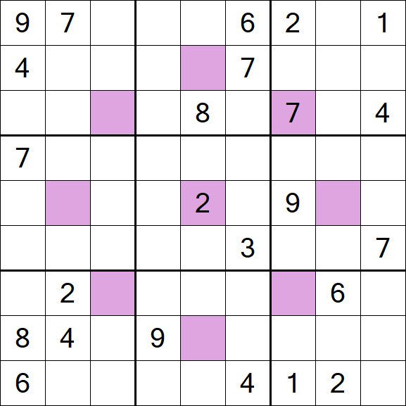 Asterisk Sudoku - Hard