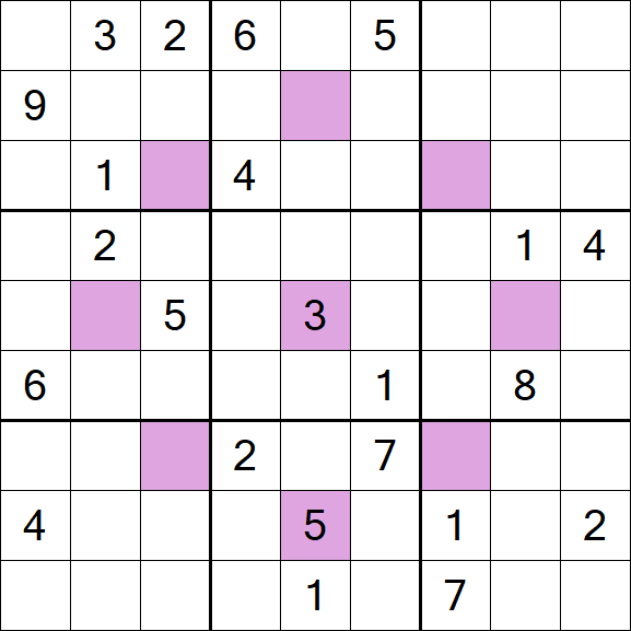 Asterisk Sudoku - Hard