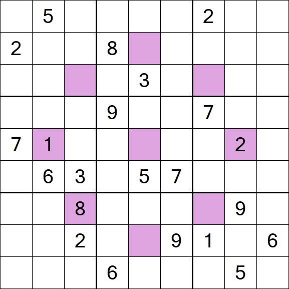 Asterisk Sudoku - Hard