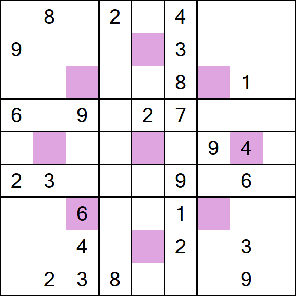Asterisk Sudoku - Hard