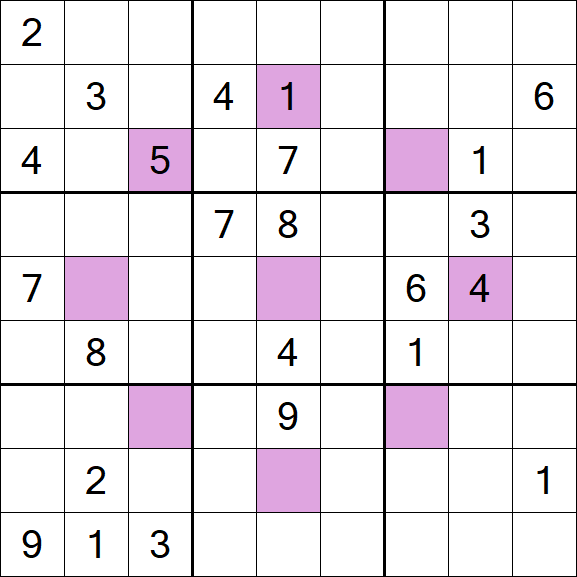 Asterisk Sudoku - Hard