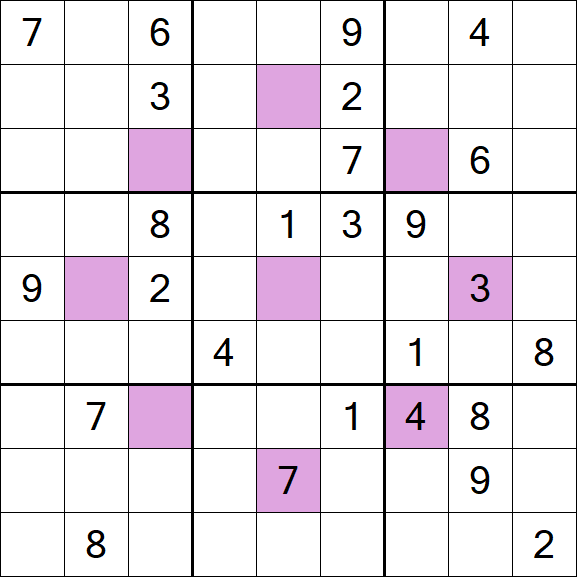 Asterisk Sudoku - Hard