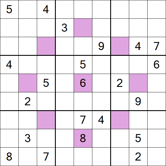Asterisk Sudoku - Hard