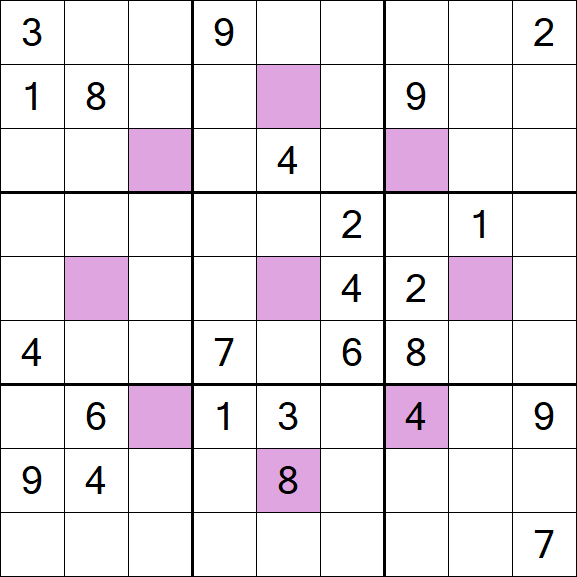 Asterisk Sudoku - Hard