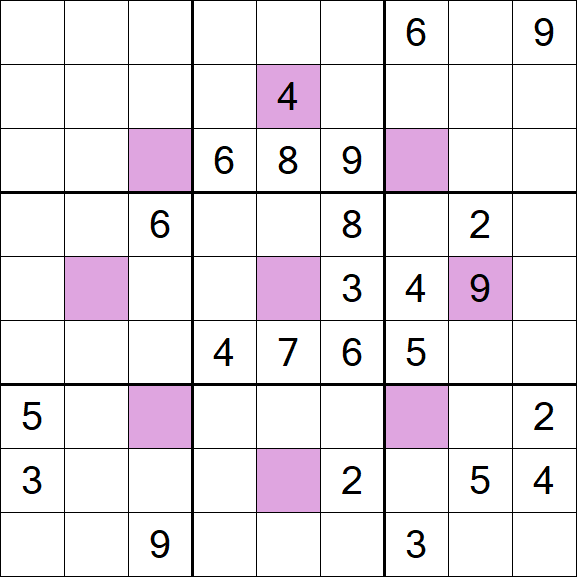 Asterisk Sudoku - Hard