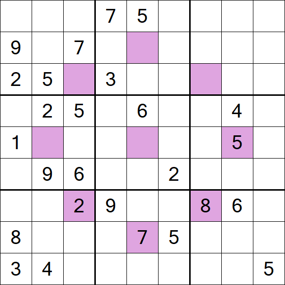Asterisk Sudoku - Hard
