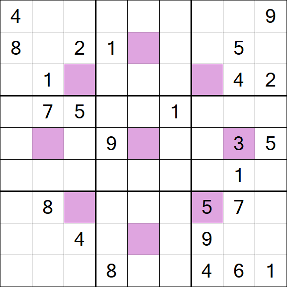 Asterisk Sudoku - Hard