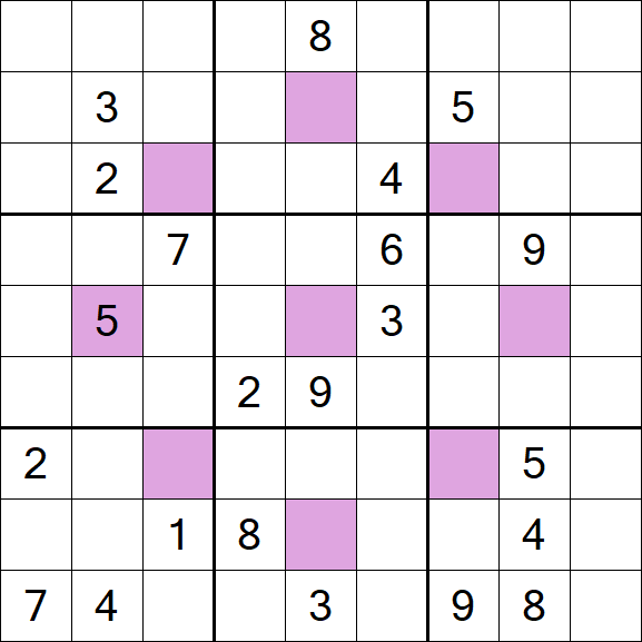 Asterisk Sudoku - Hard