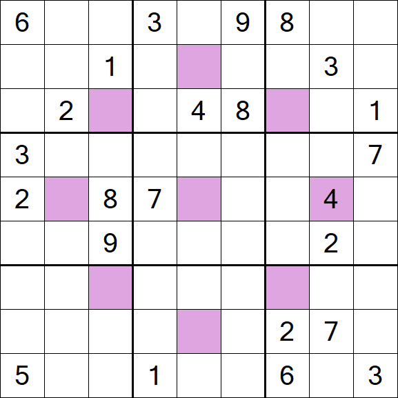 Asterisk Sudoku - Hard