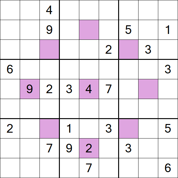 Asterisk Sudoku - Hard