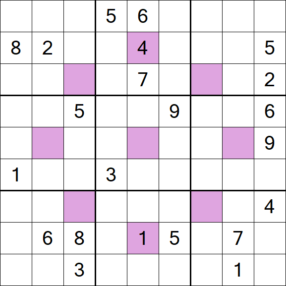 Asterisk Sudoku - Hard