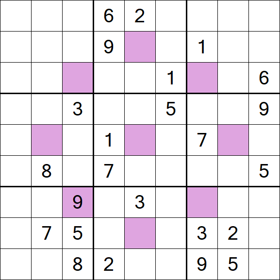 Asterisk Sudoku - Hard