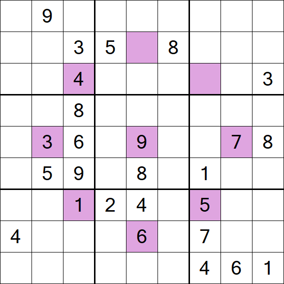 Asterisk Sudoku - Hard