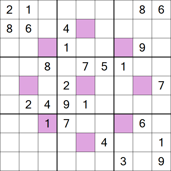 Asterisk Sudoku - Hard