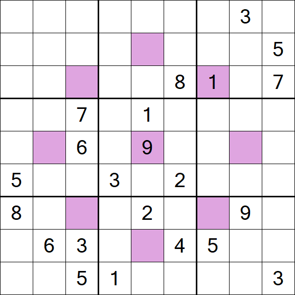 Asterisk Sudoku - Hard