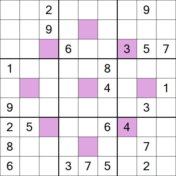 Asterisk Sudoku - Hard