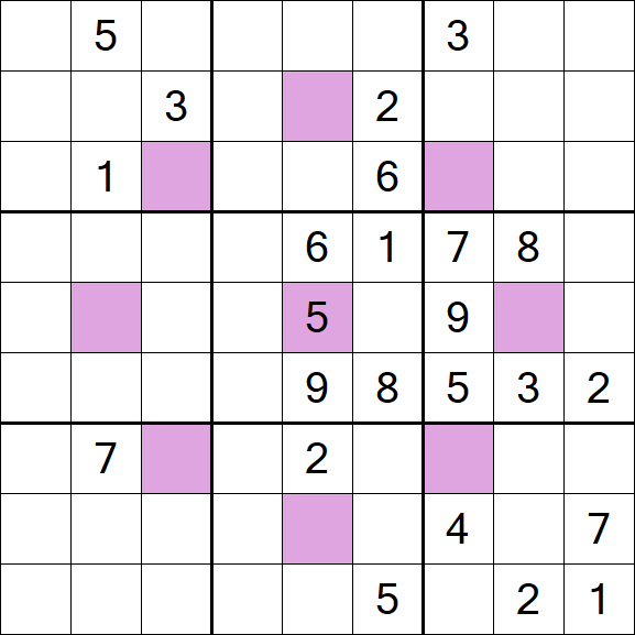 Asterisk Sudoku - Hard