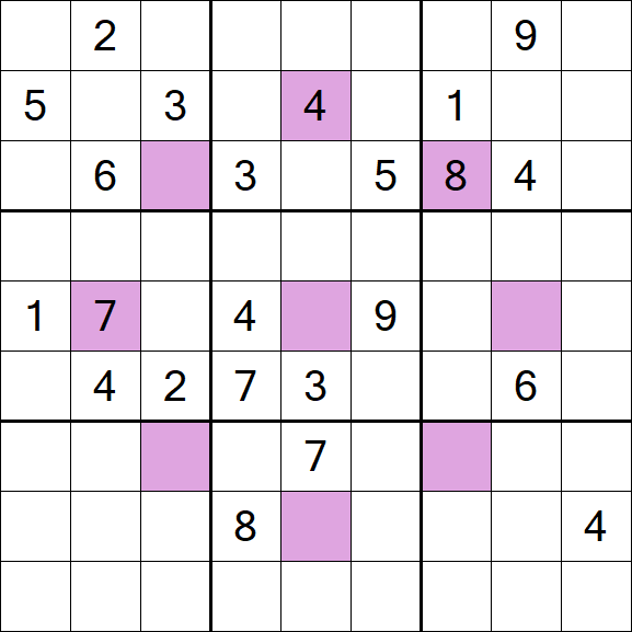 Asterisk Sudoku - Hard