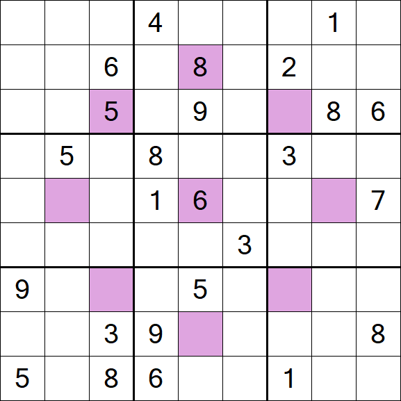 Asterisk Sudoku - Hard