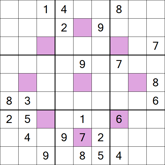 Asterisk Sudoku - Hard