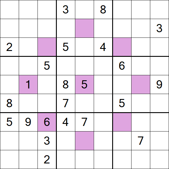 Asterisk Sudoku - Hard