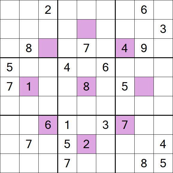 Asterisk Sudoku - Hard