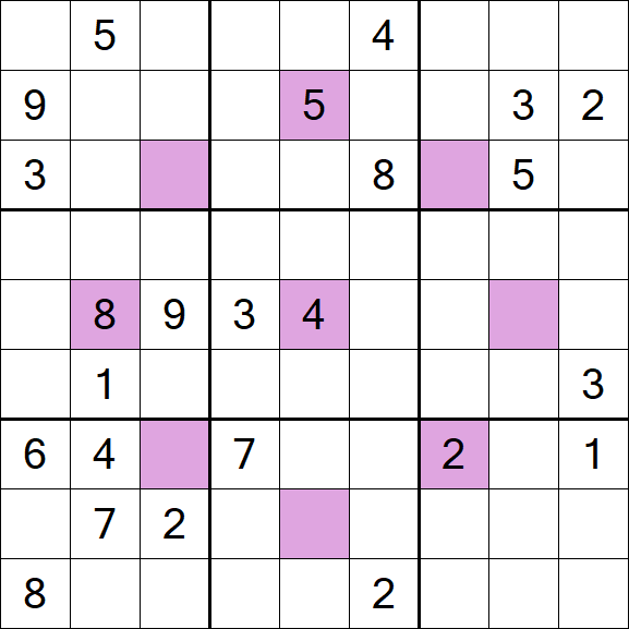 Asterisk Sudoku - Hard