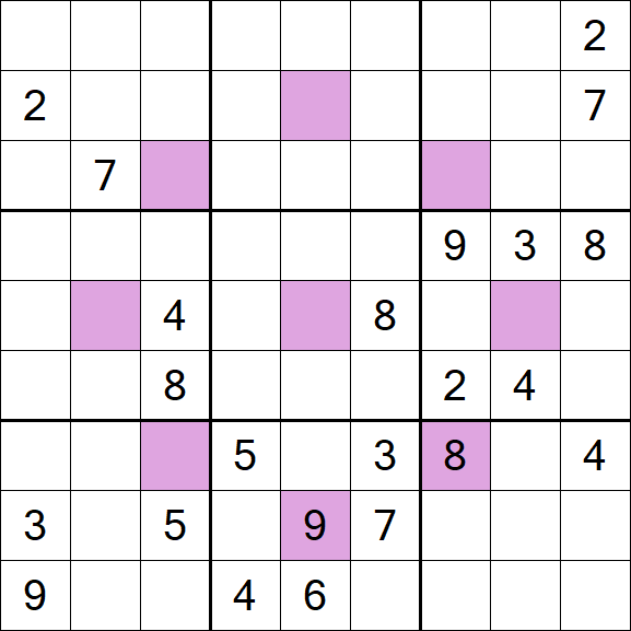 Asterisk Sudoku - Hard