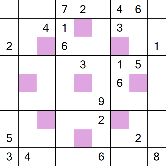 Asterisk Sudoku - Hard
