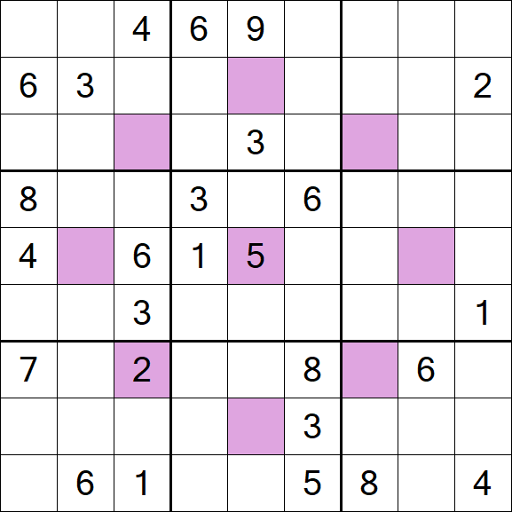 Asterisk Sudoku - Hard