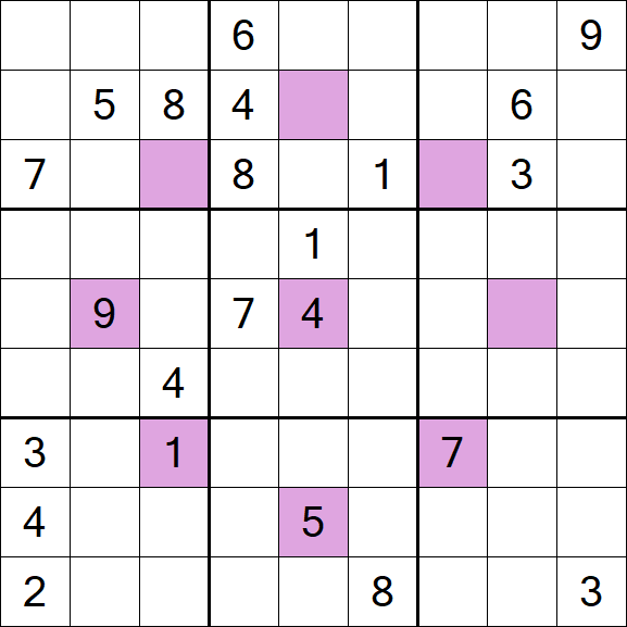 Asterisk Sudoku - Hard