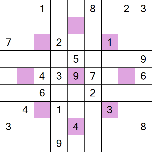 Asterisk Sudoku - Hard