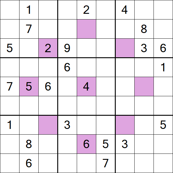 Asterisk Sudoku - Hard