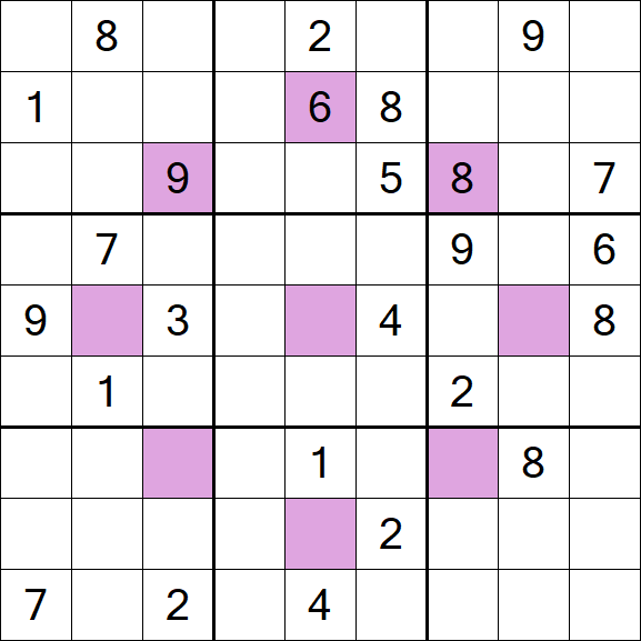 Asterisk Sudoku - Hard