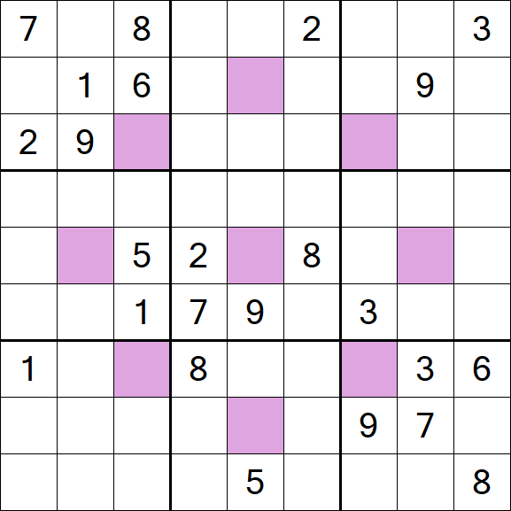 Asterisk Sudoku - Hard
