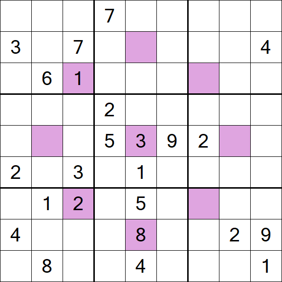 Asterisk Sudoku - Hard