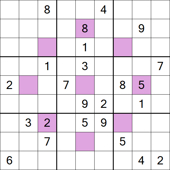 Asterisk Sudoku - Hard