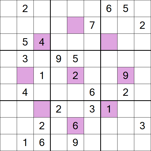 Asterisk Sudoku - Hard