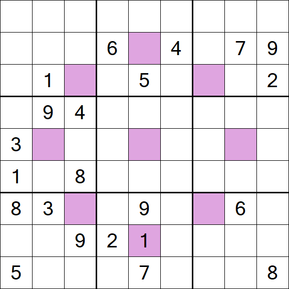 Asterisk Sudoku - Hard